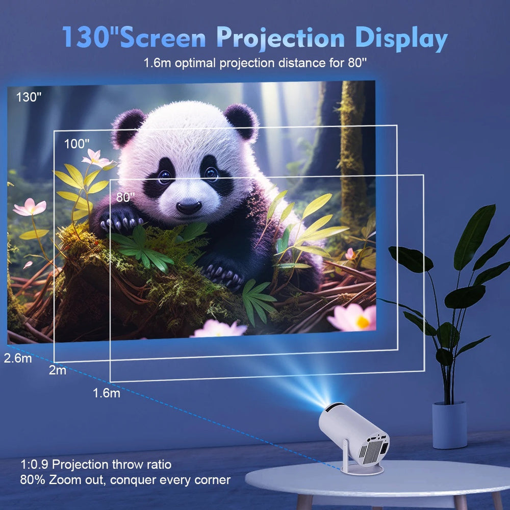Enhanced Product Title: "Davy Smart 4K Mini Projector - Dual WiFi & Bluetooth Connectivity for Home Theater & Outdoor Use" 

This title includes relevant keywords while maintaining clarity and appeal for potential buyers.