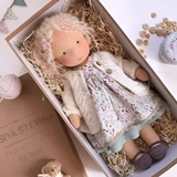 Davy - Soft Waldorf Cuddly Doll with Natural Features | Eco-Friendly, Handcrafted Plush Toy for Kids