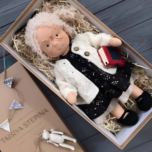 - Soft Waldorf Cuddly Doll with Natural Features