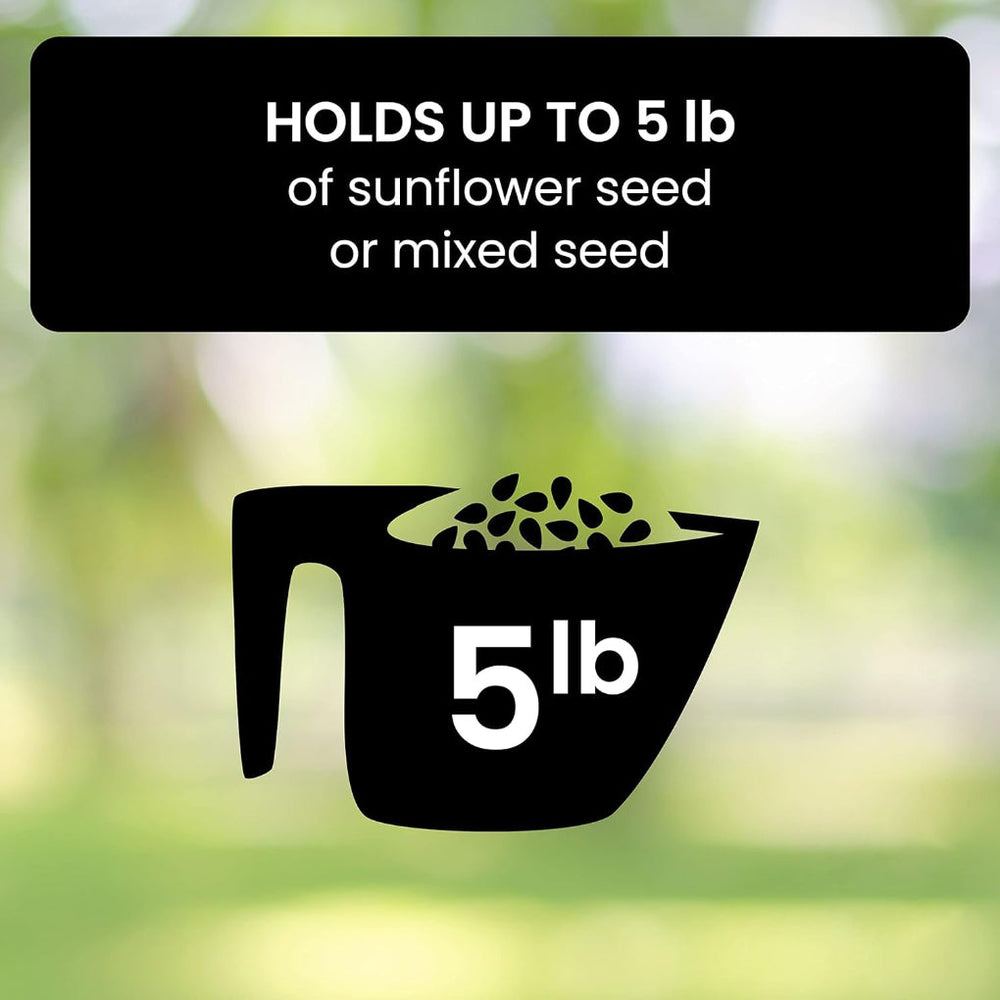 Davy Squirrel-Proof Bird Feeder - Multi-Port Design for Attracting More Birds