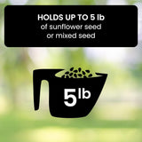 Davy Squirrel-Proof Bird Feeder - Multi-Port Design for Attracting More Birds