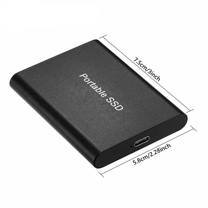 Davy 1TB SSD External Hard Drive - High-Speed Portable Storage for Data Backup & Transfer