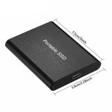 Davy 1TB SSD External Hard Drive - High-Speed Portable Storage for Data Backup & Transfer