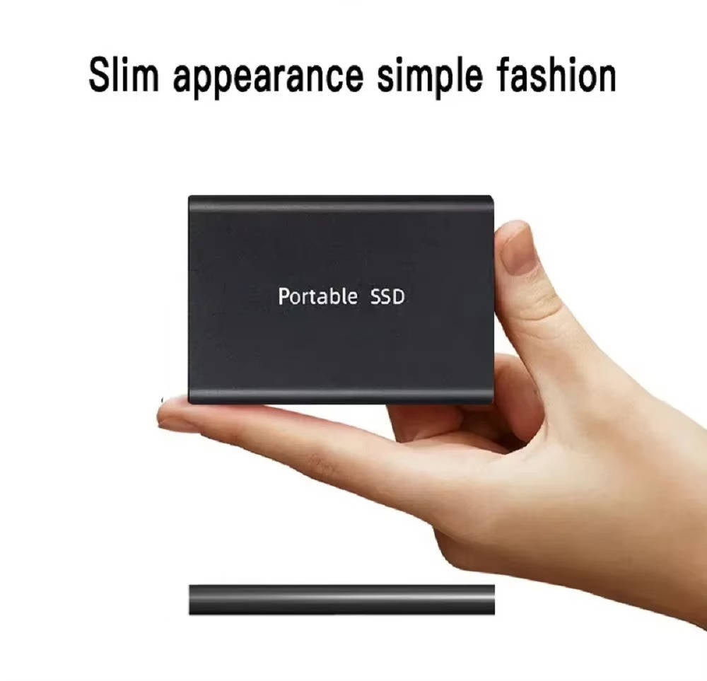 Davy 1TB SSD External Hard Drive - High-Speed Portable Storage for Data Backup & Transfer
