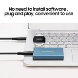 Davy 1TB SSD External Hard Drive - High-Speed Portable Storage for Data Backup & Transfer