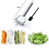 Davy Stainless Steel Multi-Purpose Peeler - Durable, Ergonomic Kitchen Tool for Effortless Peeling & Slicing
