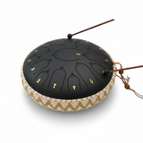 Davy Steel Tongue Drum in C Major - Harmonic Resonance with Mallets & Accessories Included | Perfect for Meditation & Music Therapy