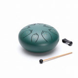 Davy Steel Tongue Drum in C Major - Harmonic Resonance with Mallets & Accessories Included | Perfect for Meditation & Music Therapy