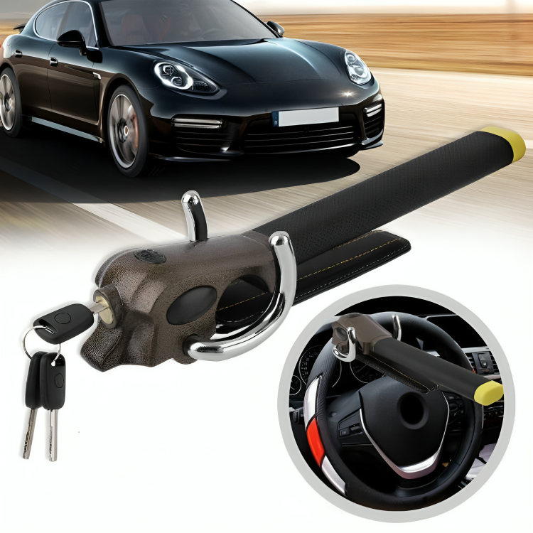 Davy Heavy-Duty Anti-Theft Steering Wheel Lock for Cars | Secure Vehicle Protection