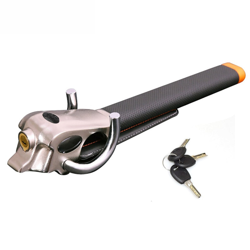Davy Heavy-Duty Anti-Theft Steering Wheel Lock for Cars | Secure Vehicle Protection