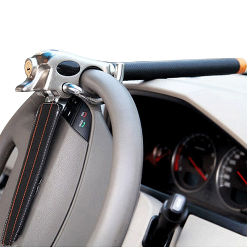 Davy Heavy-Duty Anti-Theft Steering Wheel Lock for Cars | Secure Vehicle Protection