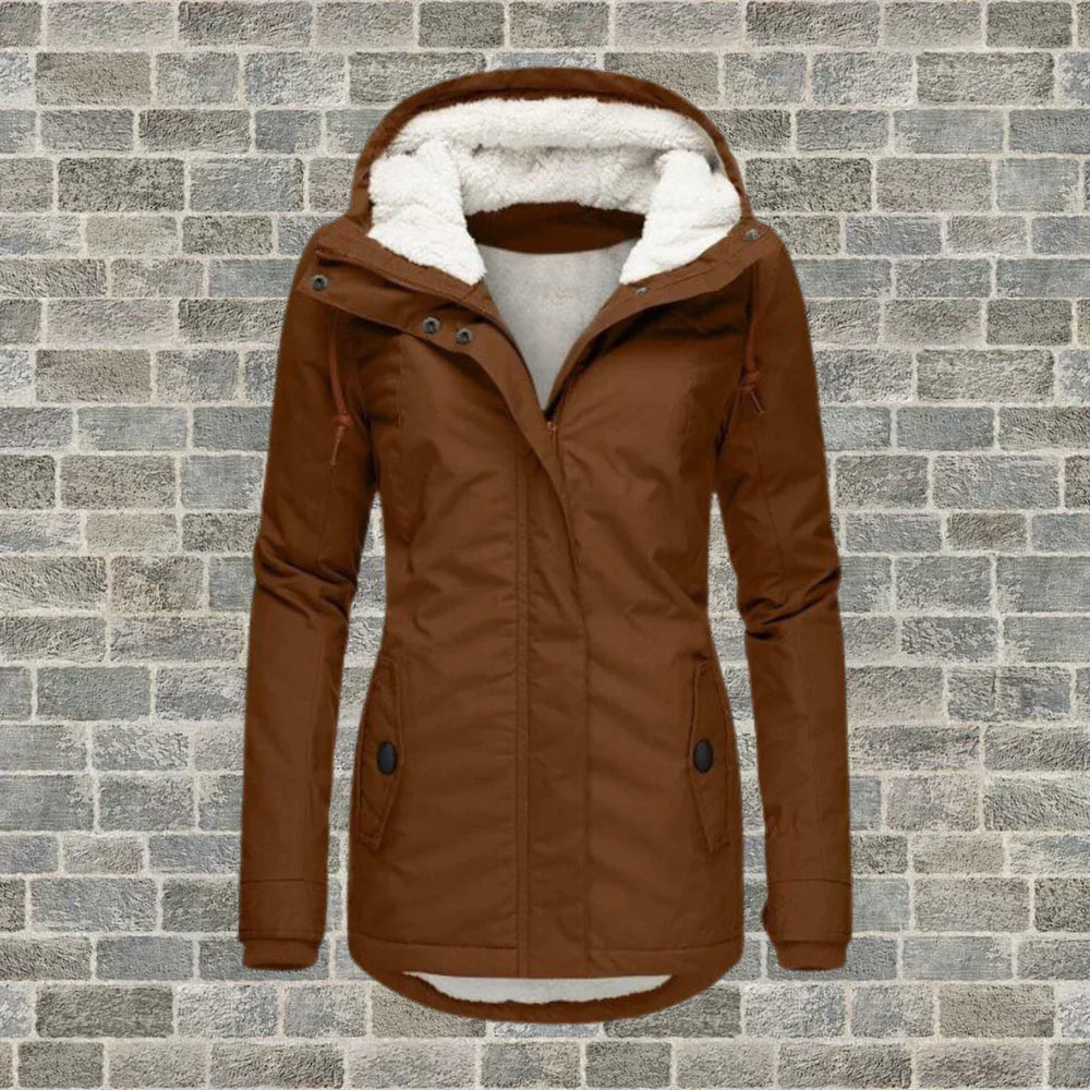 Women's Cozy Hooded Winter Coat - Warm, Stylish & Comfortable Outerwear for Cold Weather