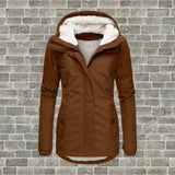 Women's Cozy Hooded Winter Coat - Warm, Stylish & Comfortable Outerwear for Cold Weather