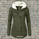 Women's Cozy Hooded Winter Coat - Warm, Stylish & Comfortable Outerwear for Cold Weather
