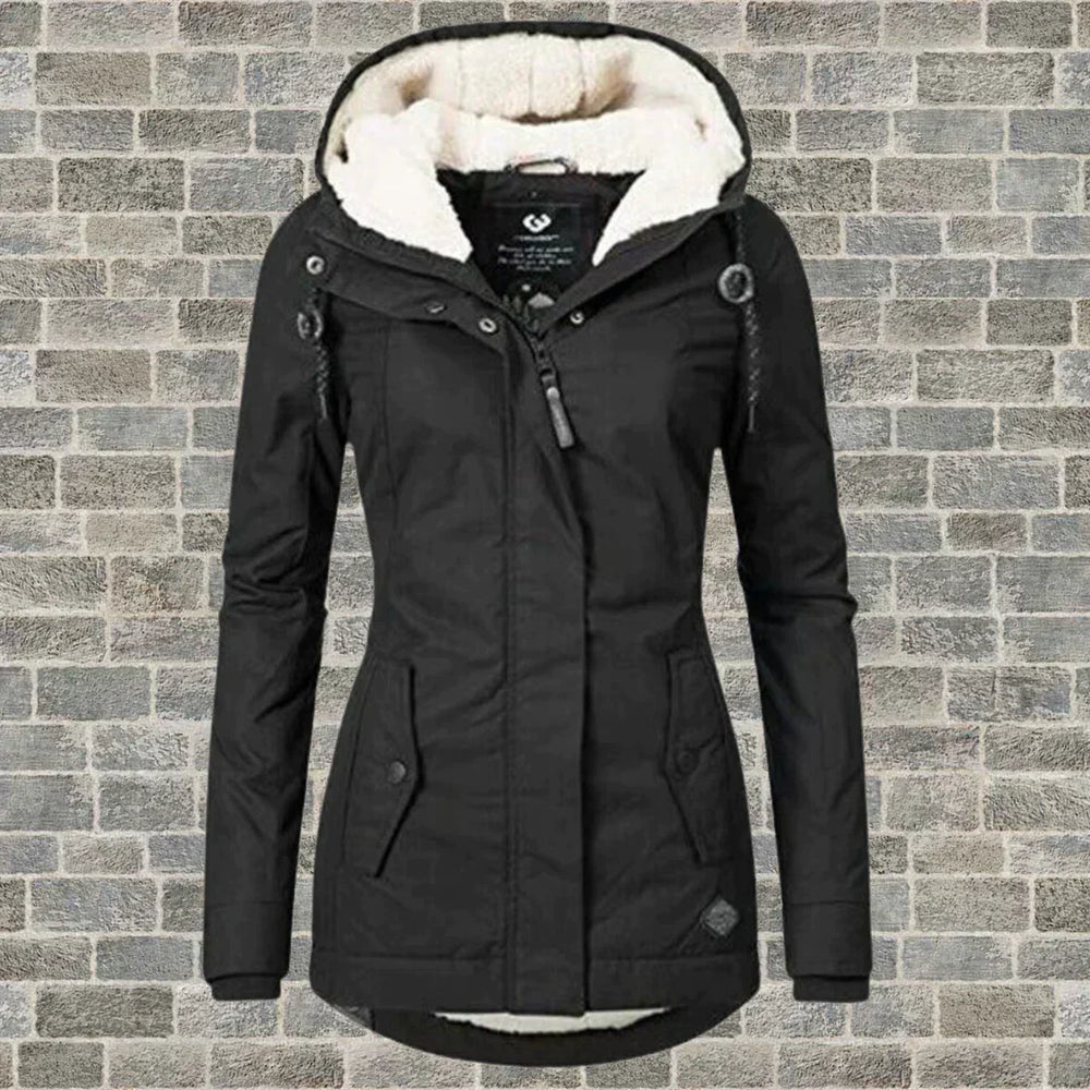 Women's Cozy Hooded Winter Coat - Warm, Stylish & Comfortable Outerwear for Cold Weather