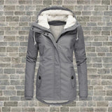 Women's Cozy Hooded Winter Coat - Warm, Stylish & Comfortable Outerwear for Cold Weather