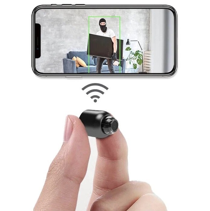 Davy Miniature WiFi Camera - HD Night Vision Surveillance Camera for Home & Outdoor Use