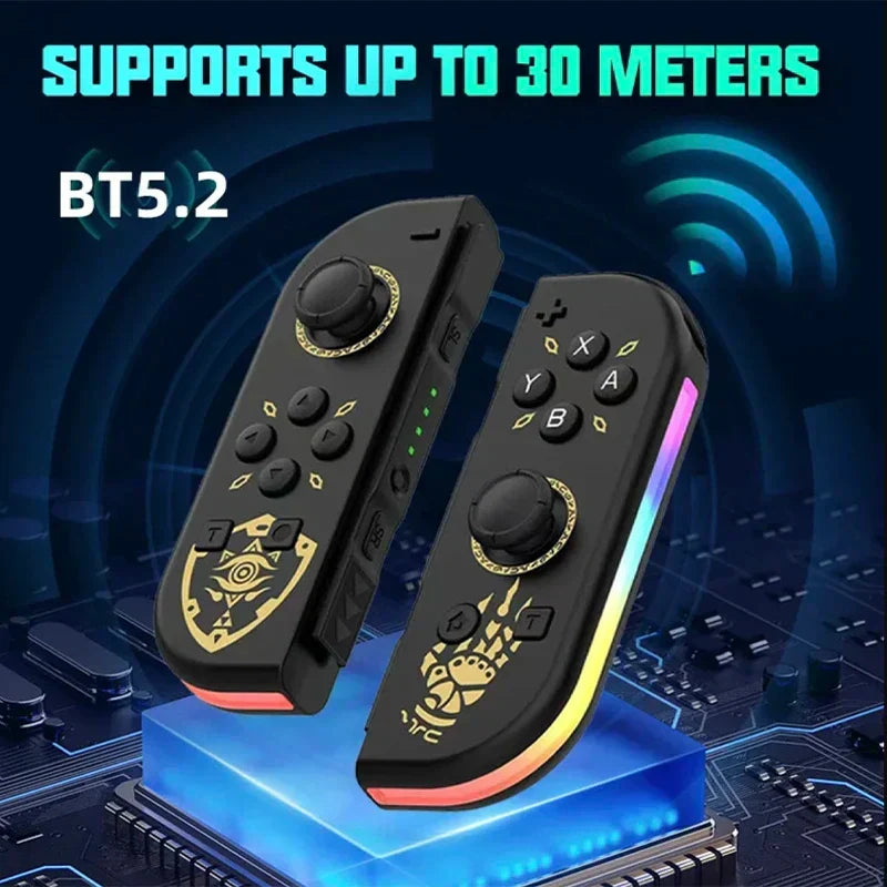 Davy Wireless Joypad Controller - Switch Compatible, Ergonomic Design, Bluetooth Connectivity