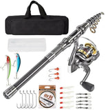 Davy Telescopic Fishing Rod Combo - Versatile Saltwater & Freshwater Fishing Gear for Anglers