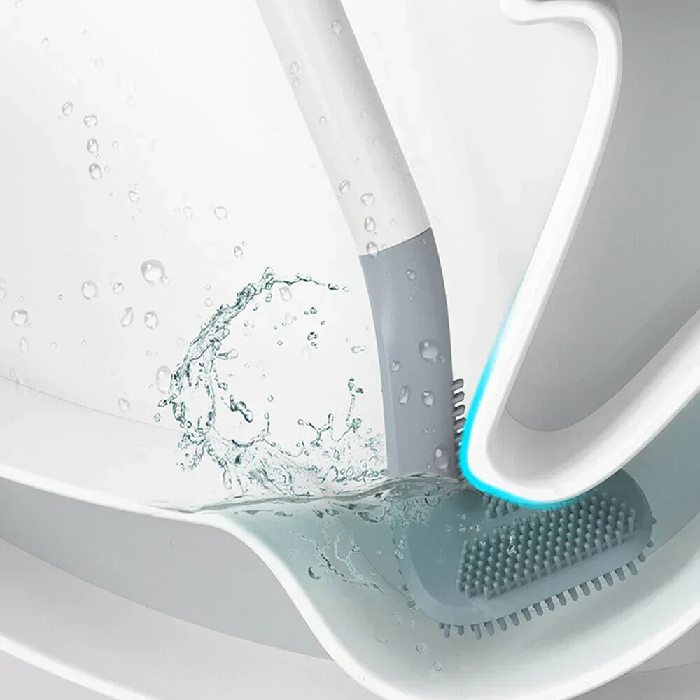 Davy Flexible L-Shaped Toilet Brush - Effortless Cleaning with Ergonomic Design