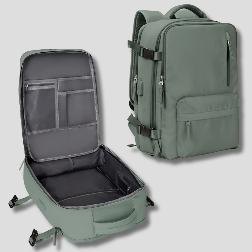 Davy Expandable Travel Backpack | Carry-On Organizer with Versatile Compartments for Ultimate Convenience