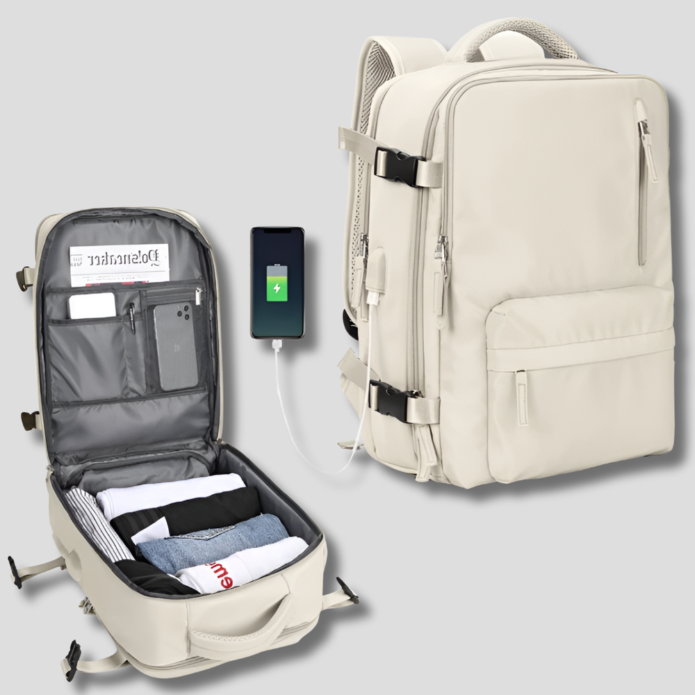 Davy Expandable Travel Backpack | Carry-On Organizer with Versatile Compartments for Ultimate Convenience