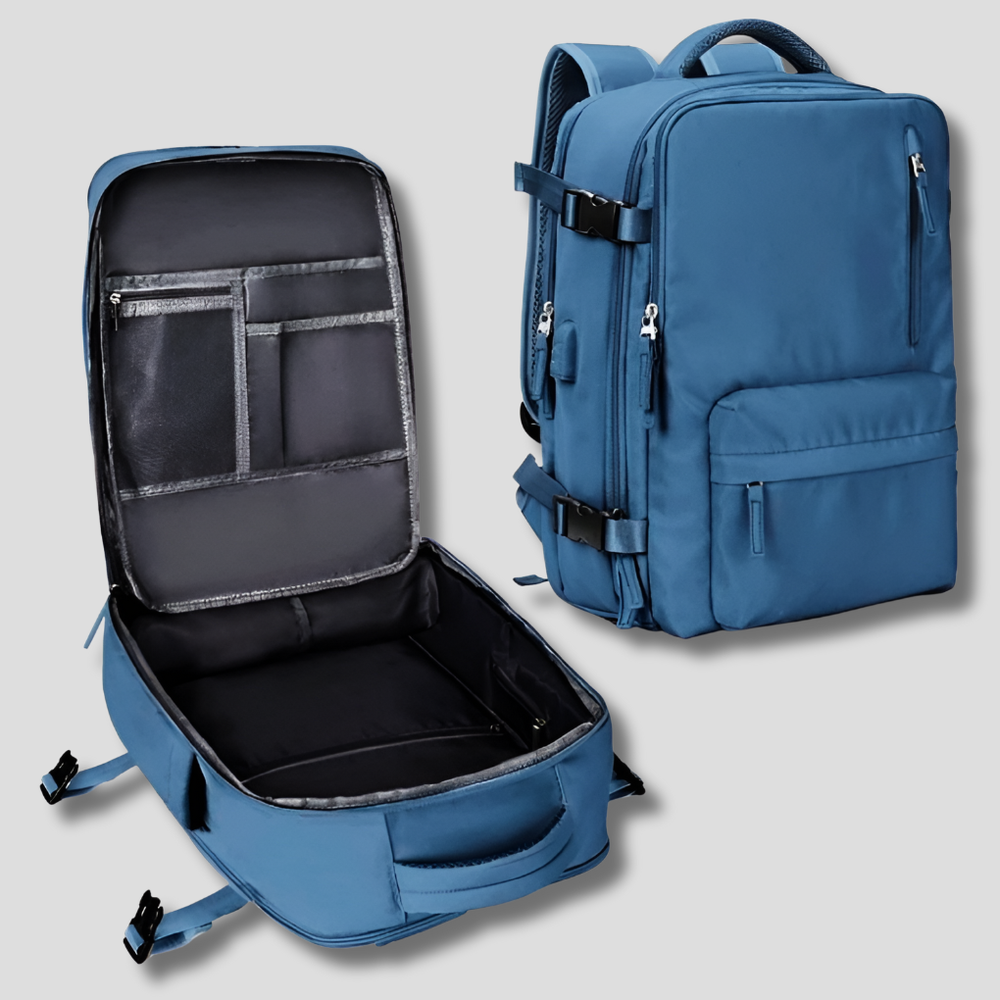 Davy Expandable Travel Backpack | Carry-On Organizer with Versatile Compartments for Ultimate Convenience