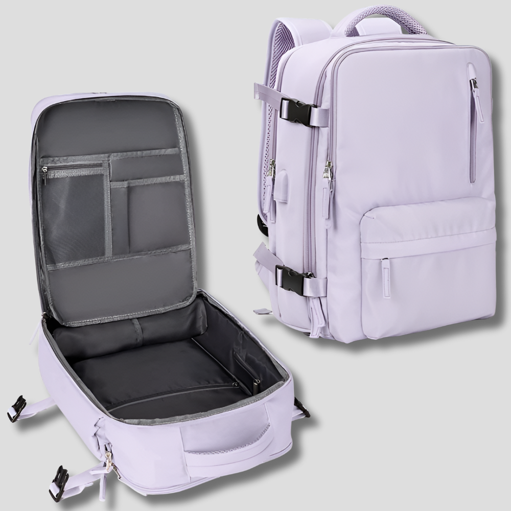 Davy Expandable Travel Backpack | Carry-On Organizer with Versatile Compartments for Ultimate Convenience