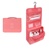 Premium Waterproof Hanging Toiletry Bag - Foldable, Padded Travel Organizer for Toiletries & Cosmetics