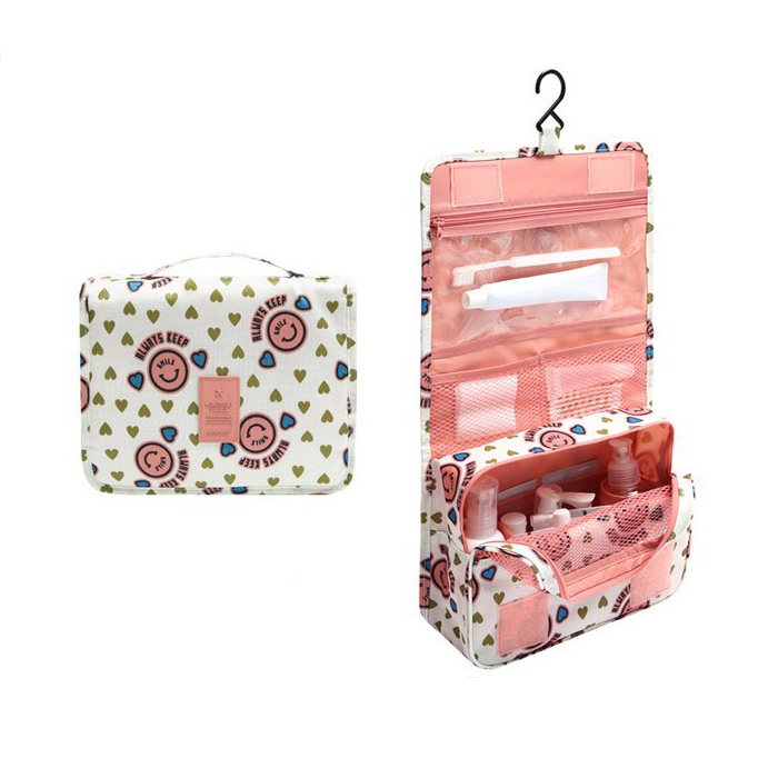 Premium Waterproof Hanging Toiletry Bag - Foldable, Padded Travel Organizer for Toiletries & Cosmetics