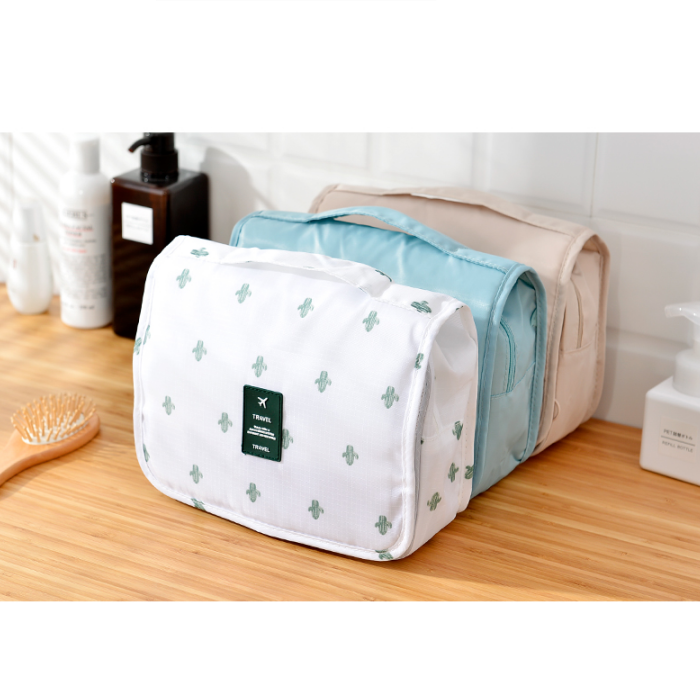 Premium Waterproof Hanging Toiletry Bag - Foldable, Padded Travel Organizer for Toiletries & Cosmetics