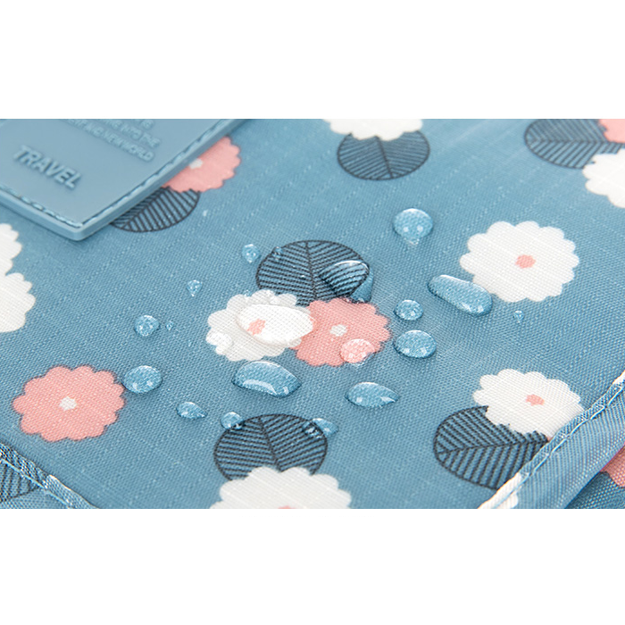 Premium Waterproof Hanging Toiletry Bag - Foldable, Padded Travel Organizer for Toiletries & Cosmetics