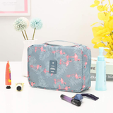 Premium Waterproof Hanging Toiletry Bag - Foldable, Padded Travel Organizer for Toiletries & Cosmetics