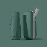 Davy Travel Umbrella with Waterproof Case - Compact, Lightweight & Wind-Resistant Design for Ultimate Protection