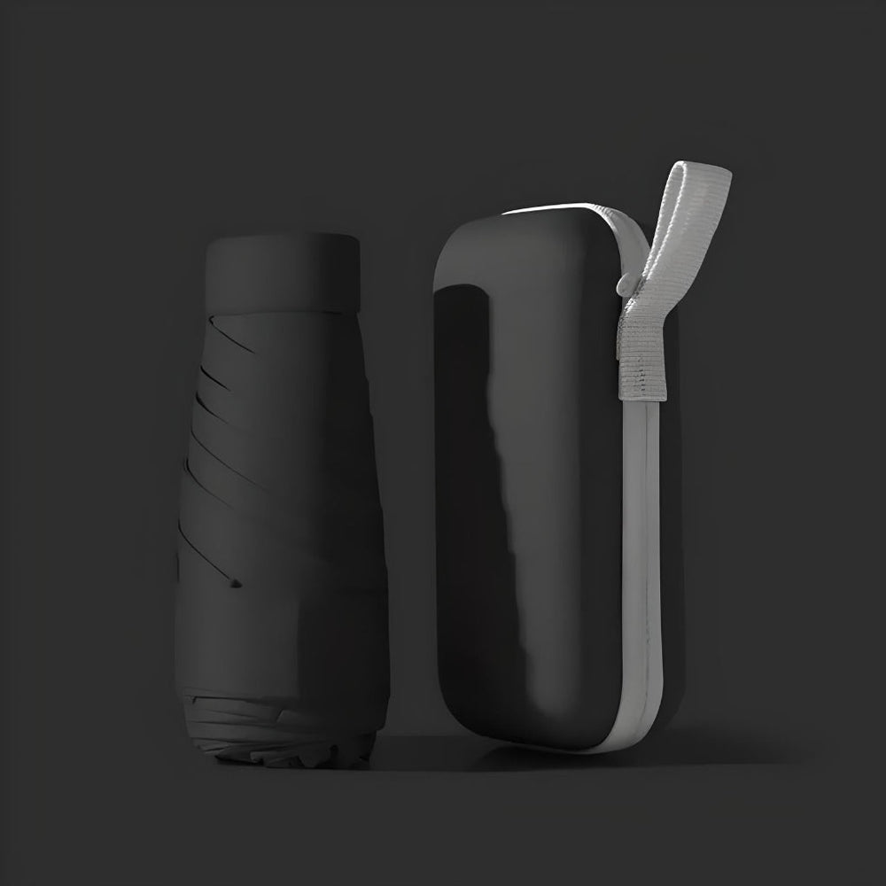 Davy Travel Umbrella with Waterproof Case - Compact, Lightweight & Wind-Resistant Design for Ultimate Protection