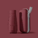 Davy Travel Umbrella with Waterproof Case - Compact, Lightweight & Wind-Resistant Design for Ultimate Protection