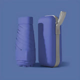 Davy Travel Umbrella with Waterproof Case - Compact, Lightweight & Wind-Resistant Design for Ultimate Protection