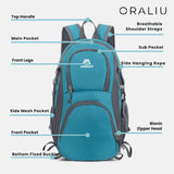Davy Ultralight Waterproof Outdoor Backpack | Lightweight Daypack for Hiking, Camping & Travel – Perfect for Adventurers!