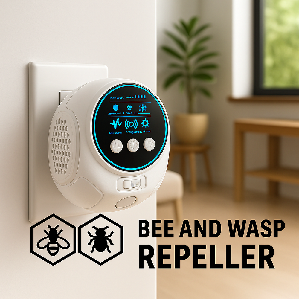 Enhanced Product Title:  
Davy Ultrasonic Bee & Wasp Repellent Device | Chemical-Free Pest Control | 360° Coverage for Home & Outdoor Use | Safe & Effective Insect Deterrent  

This title includes relevant keywords while emphasizing the product's features