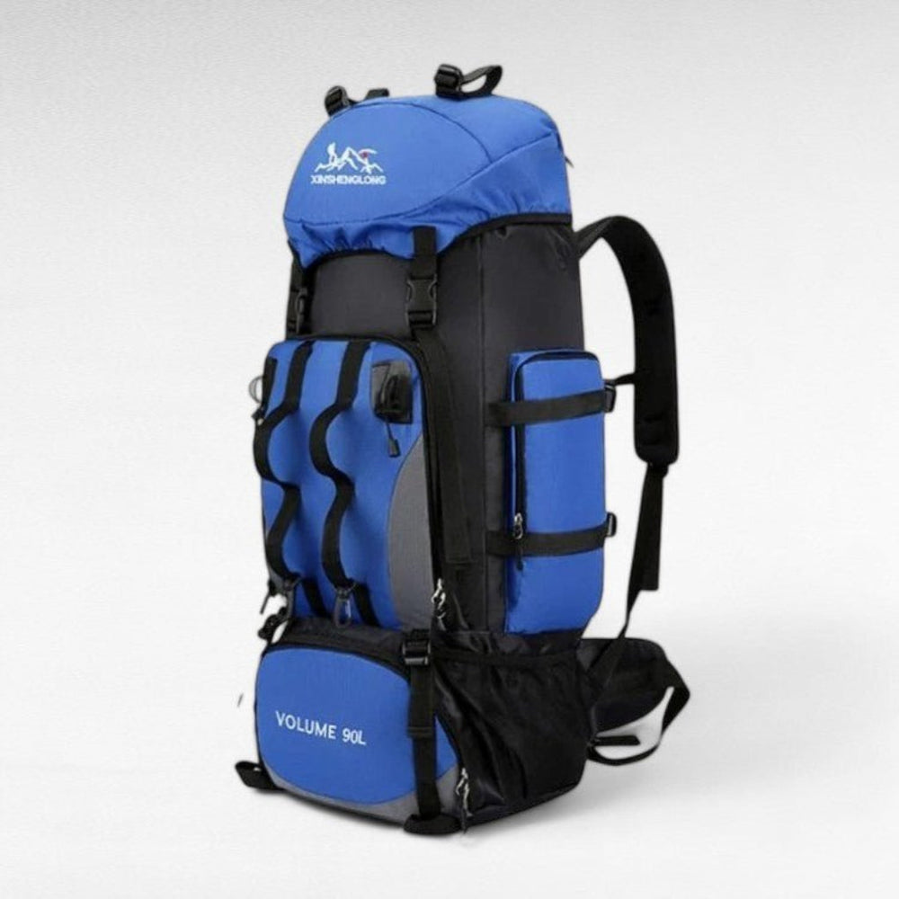 Davy Unisex 90L Ergonomic Hiking Backpack - Ultimate Comfort & Durability for Outdoor Adventures