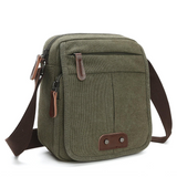 Unisex Davy Canvas Crossbody Bag with Zipper Pocket - Stylish & Versatile Tote for Everyday Use