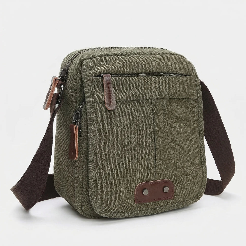 Davy Unisex Crossbody Bag - Stylish & Functional with Zipper Pockets for Everyday Use