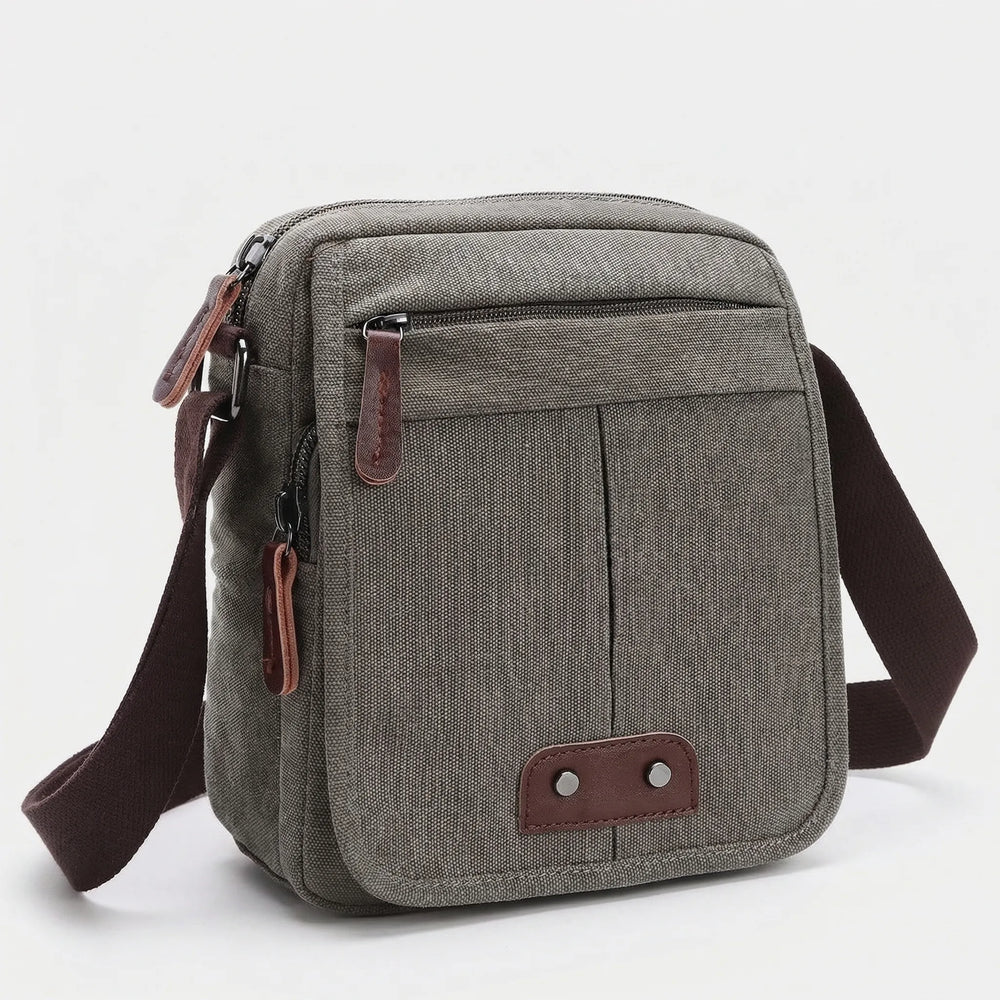 Davy Unisex Crossbody Bag - Stylish & Functional with Zipper Pockets for Everyday Use