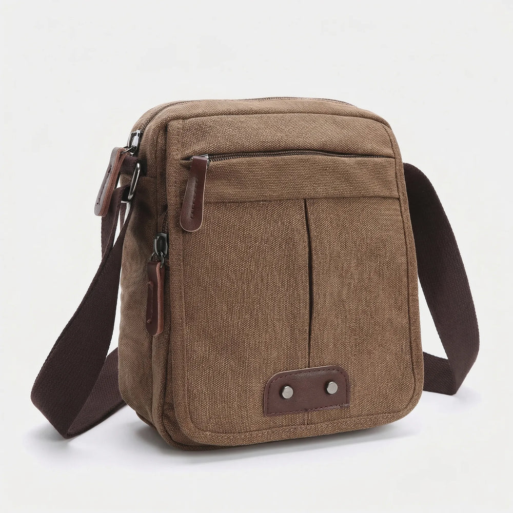 Davy Unisex Crossbody Bag - Stylish & Functional with Zipper Pockets for Everyday Use