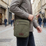 Davy Unisex Crossbody Bag - Stylish & Functional with Zipper Pockets for Everyday Use