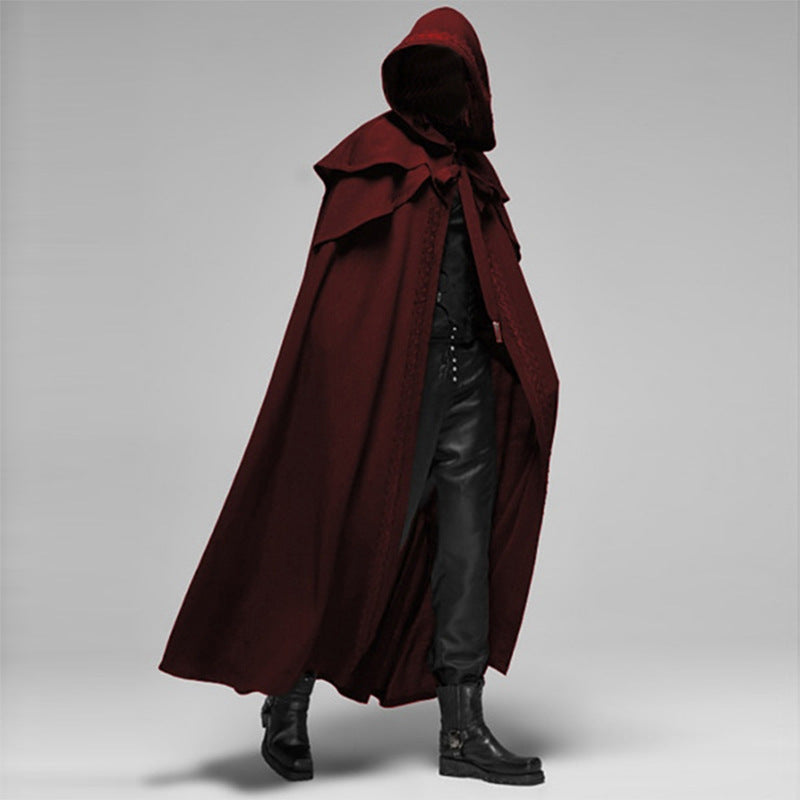Enhanced Product Title: "Davy Unisex Gothic Velvet Hooded Cloak - Black Cape for Men & Women" 

This title includes relevant keywords while maintaining clarity and appeal for potential buyers.