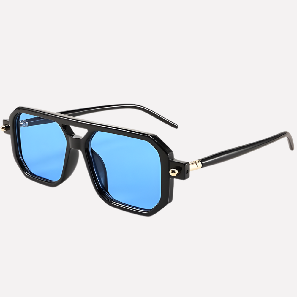 Aviator Sunglasses – Unisex, Square Frame & UV400 Protection