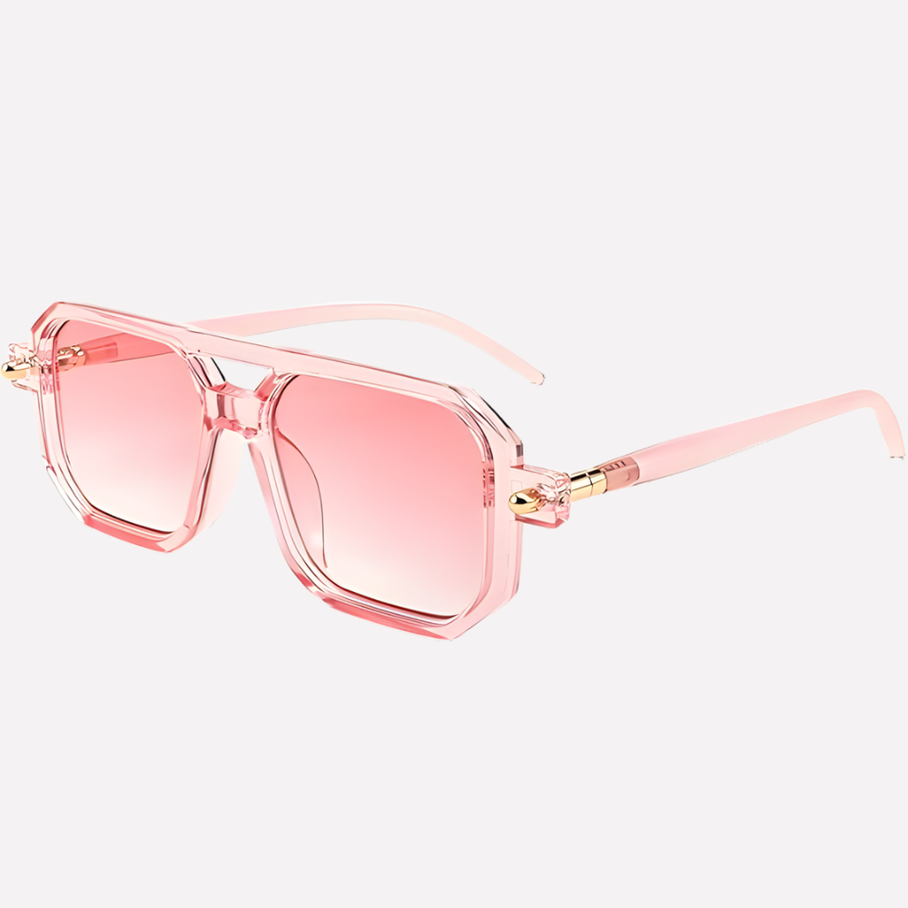 Aviator Sunglasses – Unisex, Square Frame & UV400 Protection