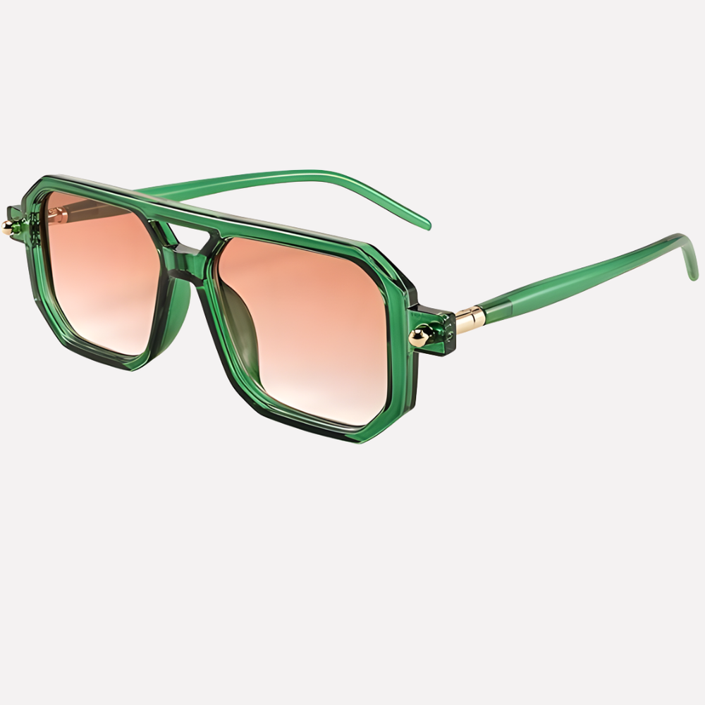 Aviator Sunglasses – Unisex, Square Frame & UV400 Protection
