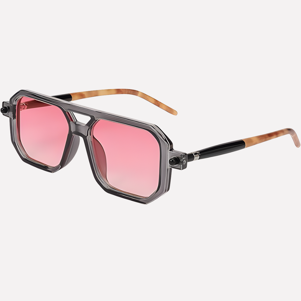 Aviator Sunglasses – Unisex, Square Frame & UV400 Protection